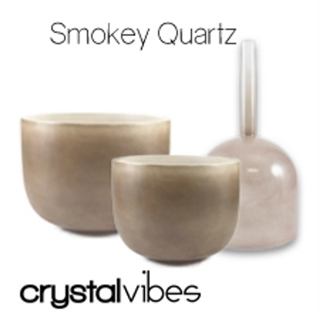 Smokey Quartz Crystal Singing Bowls